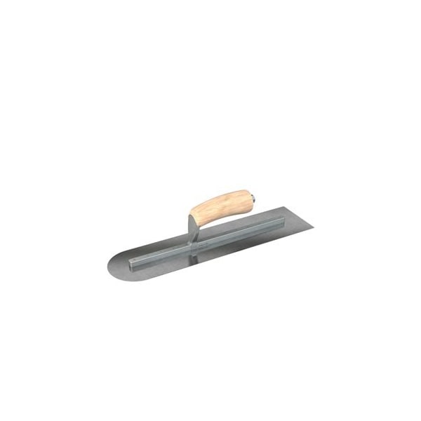 Steel City Trowels By Bon Finish Trowel, Square/Round End, Carbon Steel, 20 X 4, Wood 66-263 - main